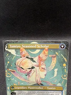 MTG Magic the Gathering Tamiyo Inquisitive Student Borderless Pro Tour Promo - Image 5