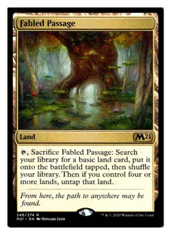Magic: The Gathering Fabled Passage 246 Rare Core Set 2021 Near Mint - Image 1