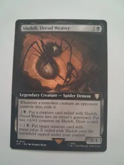 Shelob, Dread Weaver Extended NM LOTR Lord of the Rings Magic the Gathering MTG - Image 1