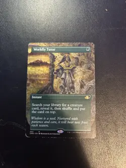 Worldly Tutor (Borderless) Dominaria Remastered Regular - Image 1