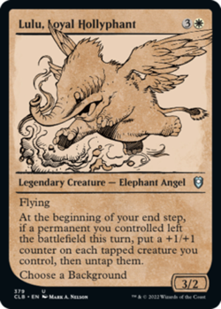 Lulu, Loyal Hollyphant - Showcase NM-Mint Commander Legends: Battle for Baldur's - Image 1
