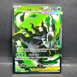 2026 POKEMON PITCH BLACK MEGA DARKRAI EX 101/084 ULTRA RARE - Image 1