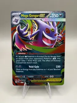 Mega Gengar ex 073 Promo Black Star Pokemon Card Mega Evolution NM - Image 1