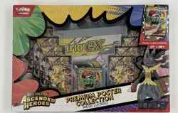 Pokemon Ascended Heroes Premium Poster Collection Mega Lucario Mega Evolution - Image 2