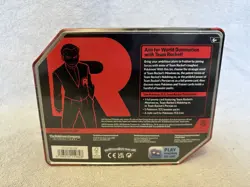Pokemon Destined Rivals Team Rocket Tin Factory Sealed w/5 Booster Packs & Promo - Image 2