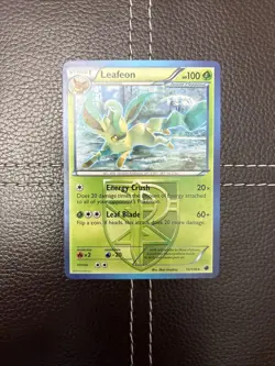 Pokemon TCG - Leafeon - 11/116 - Plasma Freeze - MP/LP Rare (Non-Holo) (2013) - Image 1