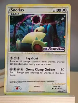 Pokemon SNORLAX Call of Legends Prerelease Holo Promo 33/95 LP/MP Warp - Image 1