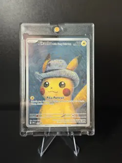 2023 Pokemon SVP Pikachu with Grey Felt Hat Pokemon X Van Gogh - Image 1