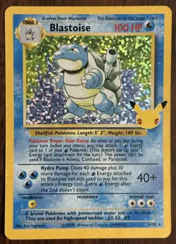 The Pokemon Company Blastoise 2/102 Holo, Celebrations Classic Collection EN - Image 1