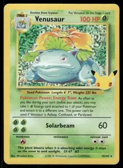 Pokemon Venusaur Celebrations: Classic Collection 15/102 Holo NM/M - Image 1
