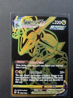 2022 Pokemon Rayquaza Vmax TG29 /TG30 Silver Tempest Gold Secret Rare - Image 1