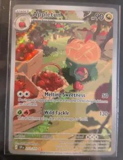 Pokemon Appletun 211/167 Illustration Rare Full Art Holo Stage 1 90 HP ENG - Image 1