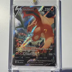 Charizard V 154/172 (Alt Full Art) Brilliant Stars NM, Pokemon SWSH09 - Image 1