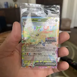 Leafeon ex 006/131 Prismatic Evolutions Stamped Promo Pokemon TCG SEALED - Image 1