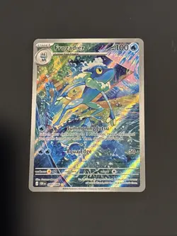 Pokemon TCG Frogadier 089/086 Chaos Rising Full Art Holo Rare NM - Image 1