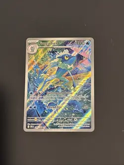 Pokemon TCG Frogadier 089/086 Chaos Rising Full Art Holo Rare NM - Image 2