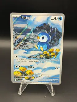 Piplup 098/094 Illustration Rare Phantasmal Flames Pokemon Near Mint - Image 1