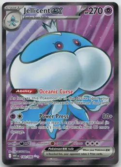 Jellicent ex 160/086 Holo Ultra Rare White Flare Pokemon NM/M - Image 1