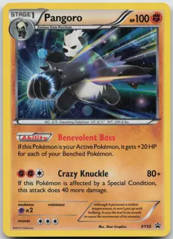 Pangoro XY50 P XY Promo Pokemon Holo LP C14-54 - Image 1
