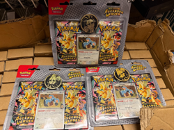 Pokemon TCG Ascended Heroes Boaster Pack With Coin SET OF 3 New And Sealed - Image 1