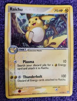 Raichu 12/108 Power Keepers Holo Rare Pokemon *NICE* - Image 1