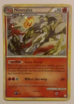 Ninetales 7/123 HeartGold & Soulsilver Holo Rare Pokemon TCG - Image 1