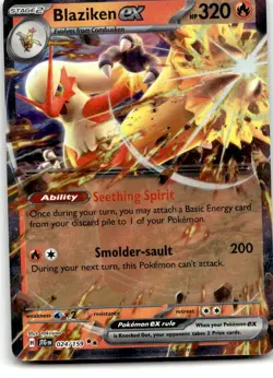 Blaziken ex 024/159 Double Rare Journey Together Pokemon Holo Near Mint - Image 1