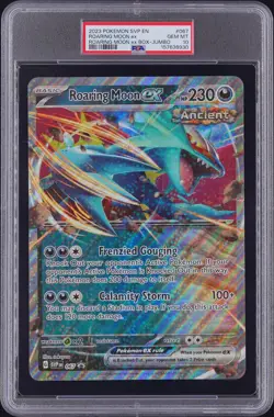 Roaring Moon EX 067 Box-Jumbo Sv Black Star Promo Pokemon PSA 10 - Image 1