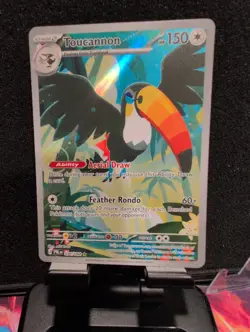 Pokemon Toucannon 094/084 Illustration Rare IR Pokemon Pitch Black ME05 NM - Image 1