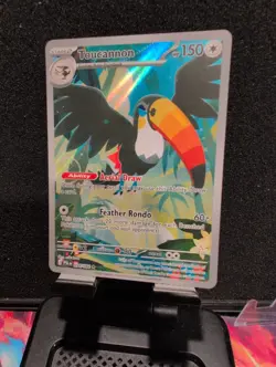Pokemon Toucannon 094/084 Illustration Rare IR Pokemon Pitch Black ME05 NM - Image 2