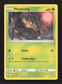 Phantump 6/145 Common Guardians Rising Pokemon Near Mint - Image 1