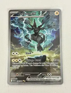 Pokemon TCG Zekrom ex 166/086 Sv: Black Bolt SIR Holo English 230 HP - Image 1