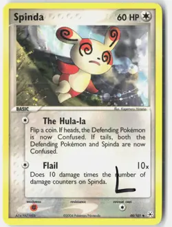 Spinda 48/101 Uncommon Hidden Legends Pokemon Lightly Played - Image 1