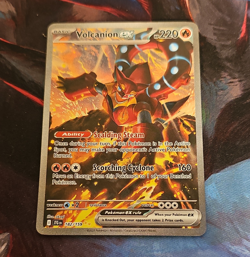 The Pokemon Company Volcanion ex 182/159 Sv09 SIR Full Art Holo Eng 2025 HP220 - Image 1