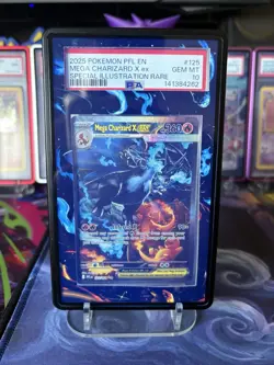 PSA 10 Mega Charizard X EX 125/094 Phantasmal Flames Pokemon TCG - Gem Mint - Image 2