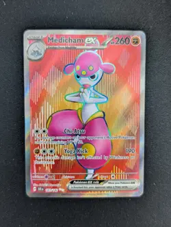 Pokemon TCG Medicham ex 161/142 Ultra Rare Stellar Crown - Image 1