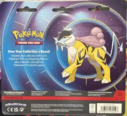 Pokemon TCG 2-Pack Mega Evolution Phantasmal Flames Blister Raikou Promo & Coin - Image 3