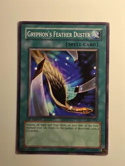 Gryphon's Feather Duster IOC-091 Invasion of Chaos Yu-Gi-Oh 1st Edition MP - Image 1