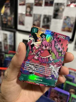 One Piece TCG OPTCG PERONA OP09-034 Treasure Rare TR French FR NM - Image 3