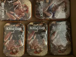 LOT OF 5🔥One Piece Tin Pack Set Vol 2| Factory Sealed | Bandai - Image 1