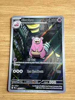 Pokemon Slowbro 090/084 Illustration Rare IR Pitch Black Holo Near Mint/MINT - Image 1