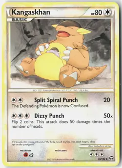 Kangaskhan Triumphant 36/102 Pokemon Card - Image 1