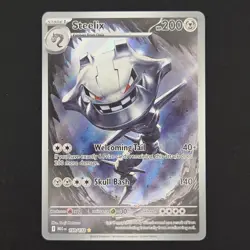 Pokemon TCG Card Steelix 150/132 Mega Evolution Illustration Rare - NM - Image 1