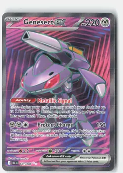 Genesect ex SV: Black Bolt 161/086 Pokemon Card Holo - Image 1