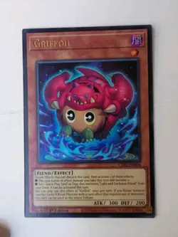 Griffoh CORI-EN004 Chaos Origins 1st Ed Ultra rare Yu-Gi-Oh TCG Card NM-MINT - Image 1