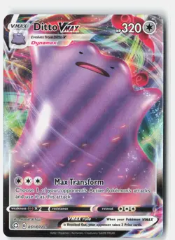 Ditto VMAX Shining Fates 051/072 Pokemon Card Holo - Image 1