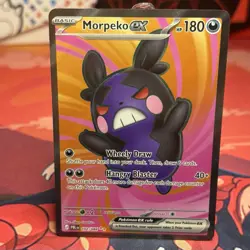 Pokemon TCG Pitch Black 102/084 Morpeko Ex Full Art UR Ultra Rare NM Pack Free - Image 1