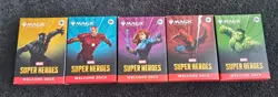 Magic The Gathering Marvel Super Heroes MTG Welcome Decks Full Set New & Unused - Image 1