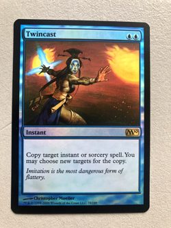 Mtg Carte Magic M10 Twincast FOIL Eng NM/LP - Image 1