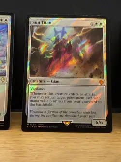 Mtg FIC Final Fantasy — Sun Titan —NM SURGE FOIL - Image 1